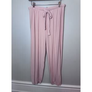 Eberjey Gisele TENCEL™ Modal Slouchy PJ Pants Size Large Light Pink